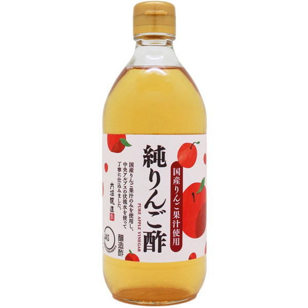 楽天市場】純りんご酢500ml☆国産りんご果汁100％☆果実酢
