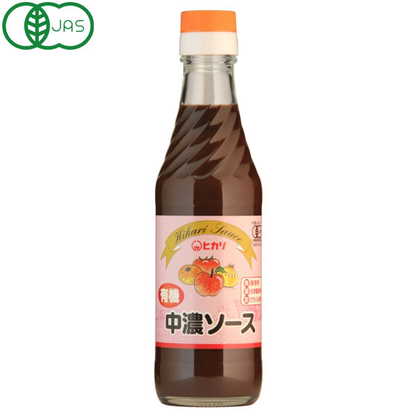 楽天市場】職人の夢 こんなソースが造りたかった 有機中濃ソース（200ml）ビン【ヒカリ】 : ＰＵＲＥ・ＨＥＡＲＴ自然館