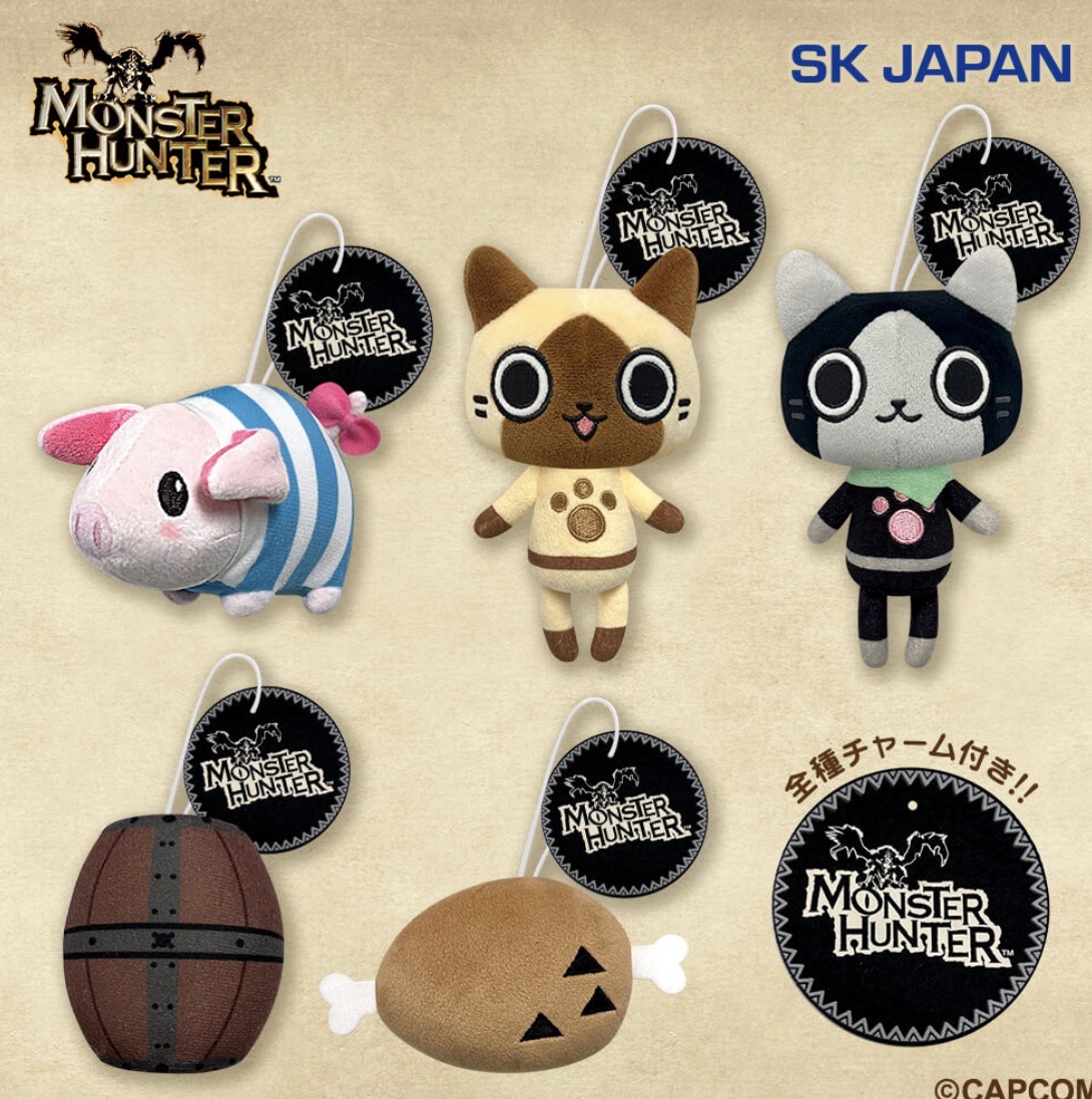楽天市場】モンスターハンター モンスターミニマスコットぬいぐるみ
