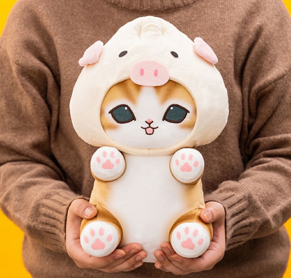 mofusand サンリオキャラクターズ　ぬいぐるみ　ハンギョドン mofusand×サンリオキャラクターズ マスコット(ハンギョドン