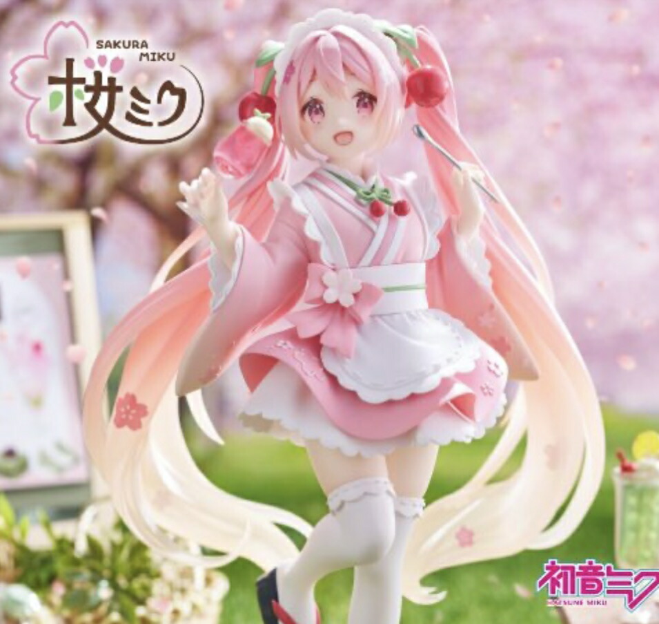 初音ミク Exc∞d SweetSweets 抹茶パフェ　さくら　フィギュア 初音ミク Exc∞d Creative Figure SweetSweets -抹茶パフェ