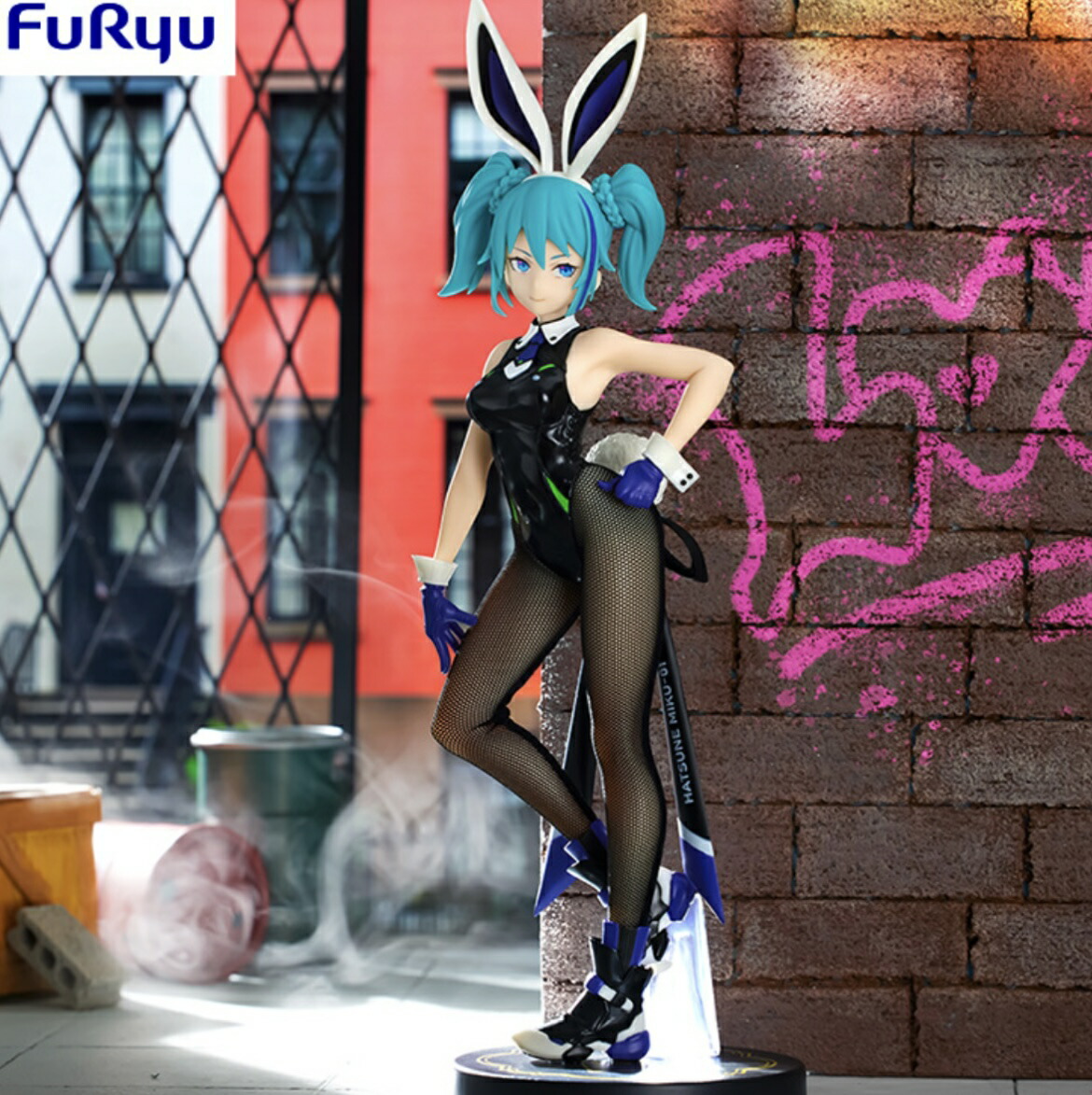 初音ミク フィギュア　白うさぎラベンダー ver.未使用 初音ミク BiCute Bunnies Figureー白うさぎ ラベンダーver.ー