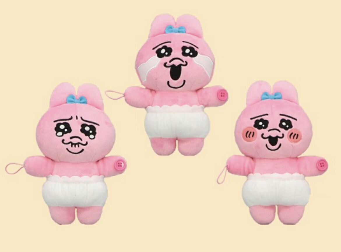 おぱんちゅうさぎ　圧縮出荷中！？ぬいぐるみ　4種セット 楽天市場】SB【おぱんちゅうさぎ 圧縮出荷中！？ ぬいぐるみ