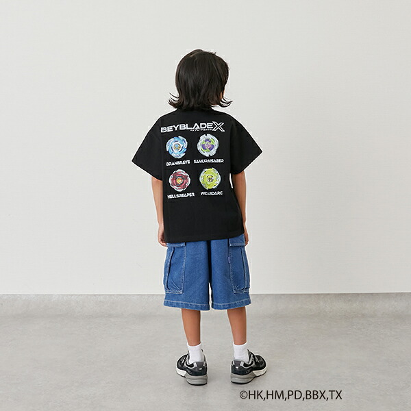 グラソス(GLAZOS)【SKIT0LY】【BEYBLADE X】プリント半袖Tシャツ画像