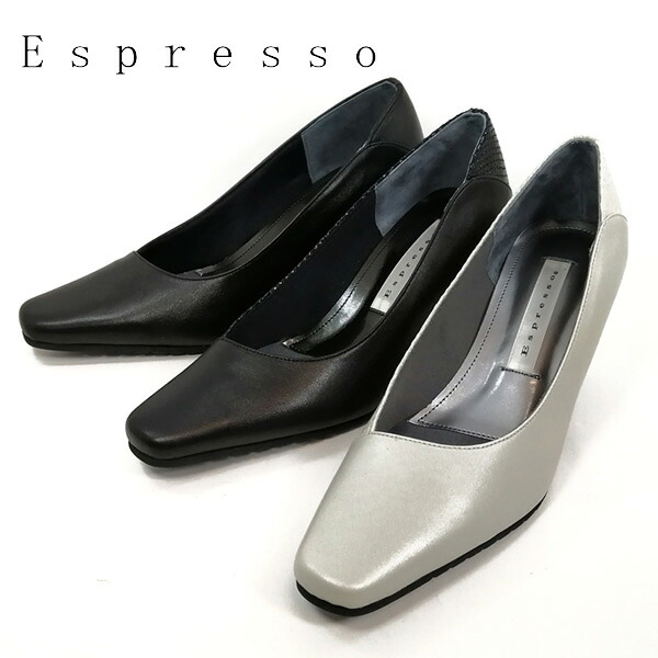 Espresso エスプレッソ 7815-100-101-500 レザーパンプス 【レディース】
