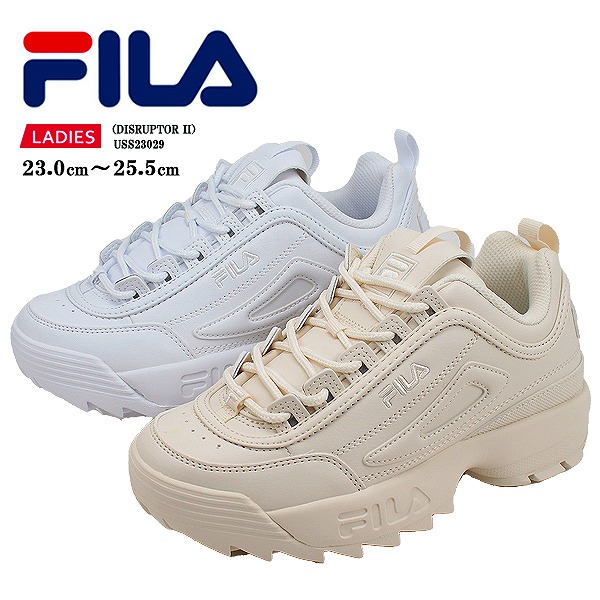 【楽天市場】FILA フィラ スニーカー レディース 厚底 ベージュ