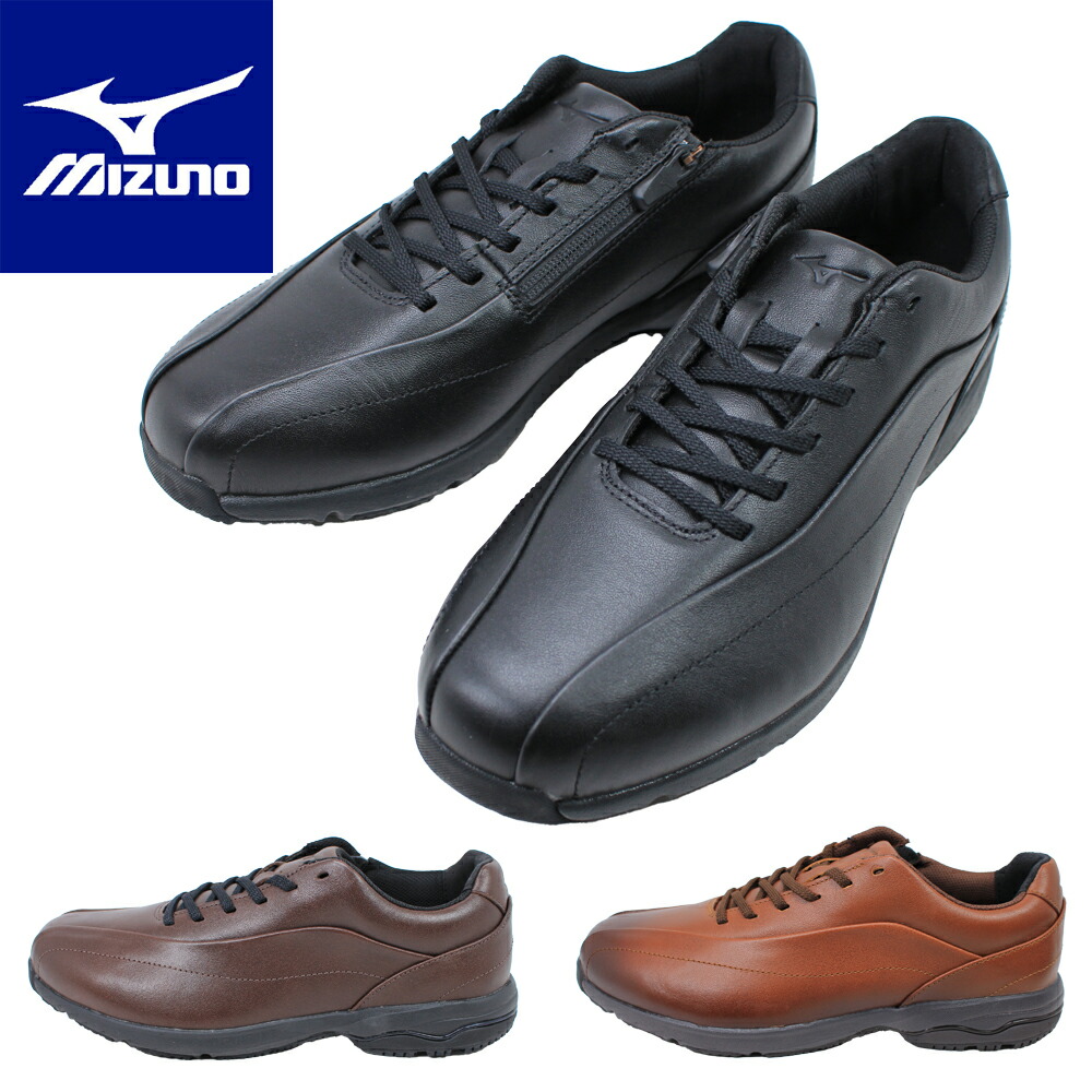 ミズノ メンズ 靴 運動靴 ウォーキングシューズ LD40 ？ SW ウォーキング 長距離 ファスナー付 紐靴 幅広 4E B1GC240309 ブラック B1GC240358 ダークブラウン B1GC240385 ブラウン カジュアル シンプル ギフト プレゼント MIZUNO 【メンズ】 楽天市場】ミズノ メンズ 靴 運動靴 ウォーキングシューズ LD40 7 SW