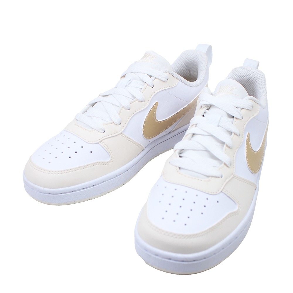 ナイキ レディース キッズ スニーカー コート バーロウ LOW BBALL GS IR5462-100 ホワイト シューズ 運動靴 ローカット カジュアル COURT BOROUGH LOW BBALL GS NIKE 【レディース】