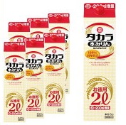 【送料無料】タカラ　本みりん「カジュアルパック」<br>2L紙パック×6　1ケース<br>2000ml　宝酒造