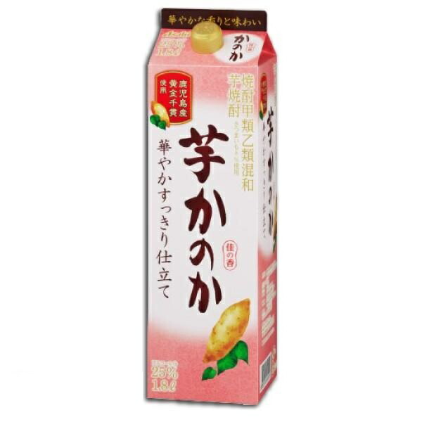 楽天市場】【全国送料無料】【あす楽】かのか 芋焼酎 濃醇まろやか仕立て 25度 1.8L×6本 1800mlパック アサヒ 甲乙混和 いも焼酎 : 焼酎 屋ドラゴン