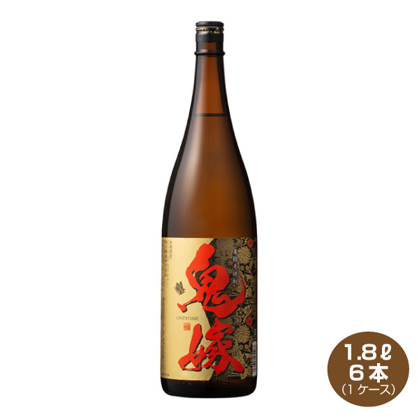 楽天市場】【6本セット送料無料】本格麦焼酎 鬼嫁(おによめ) 25
