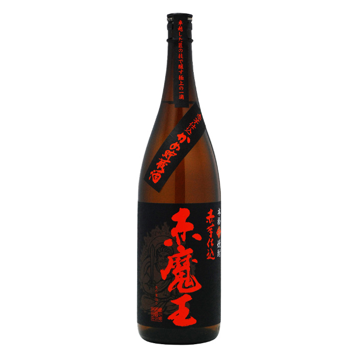 楽天市場】25度 赤魔王 1800ml瓶 赤芋仕込み甕貯蔵芋焼酎 櫻の郷