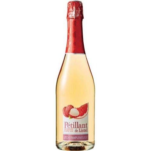 【全国送料無料】ペティアン・ド・リステル ライチ＆ピンクグレープフルーツ 750ml×6本 1ケース やや甘口 スパークリングワイン フランス