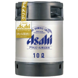 【楽天市場】【送料無料】アサヒ スーパードライ 生樽 10L 生ビール 業務用 樽保証金込み : 焼酎屋ドラゴン