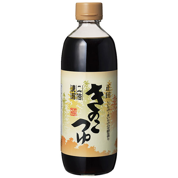 【送料無料】 【正田醤油】 正田きのこつゆ 500mlビン×12本