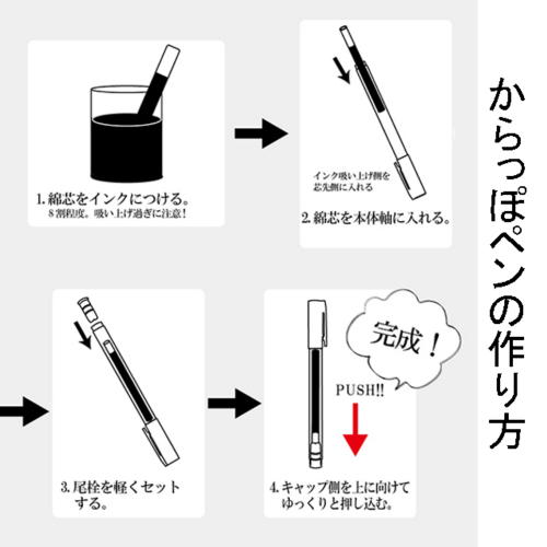 楽天市場 筆ぺん クレタケ インクカフェ専用からっぽペン ほそ芯 まとめ買い5本セット Ecf160 451 メール便対応可 筆ペン ふでぺん オリジナルペン 自分だけのインク作り 書道用品通販 筆墨硯紙の書道洛