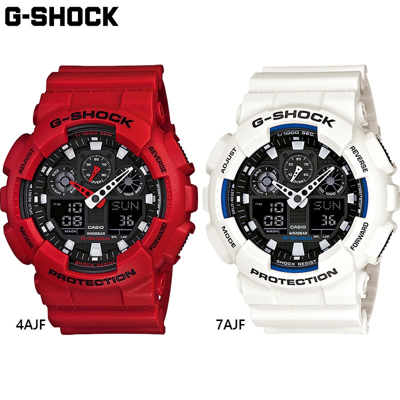 国内正規品 カシオ メンズ G-SHOCK Gショック 時計 ウォッチ 腕時計 衝撃に強い 20気圧防水 スポーツ カジュアル 送料無料 CASIO GA-100B｜子供靴専門店シューアイキッズ