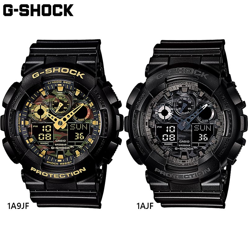 国内定め事品 カシオ メンズ G-SHOCK Gぼうぜん自失 時辰儀 ご覧なさる ウオッチ ぼうぜん自失に揺るぎない 20空圧雨合羽 運動競技 心地よい 貨物輸送無料 CASIO GA-100CF