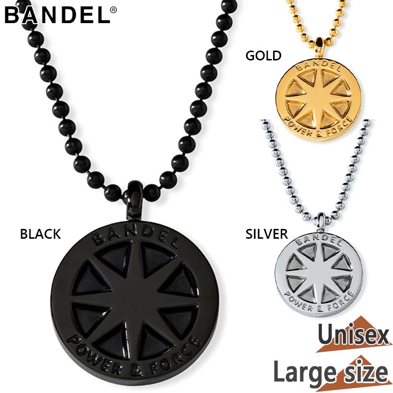 バンデル メンズ レディース TITANIUM チタン Necklace Gold Large size アクセサリー ネックレス 運動 スポーツ 送料無料 BANDEL