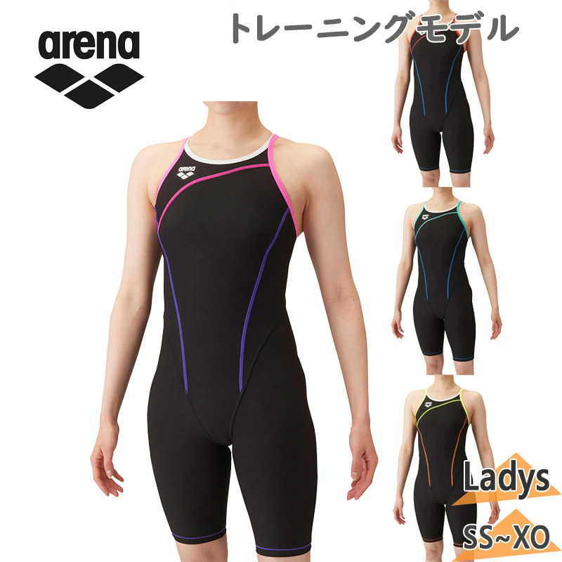 アリーナ レディース トレーニングワンピーススパッツ(オープンバック・ハーフレッグ) 水泳 競技 競泳 水着 ワンピース 部活 練習トレーニング ブラック 黒 送料無料 arena SAR-4101W 楽天市場】メール便 アリーナ レディース トレーニングワンピース
