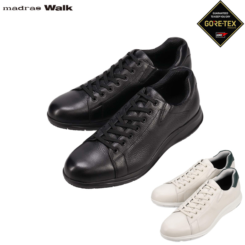 2E マドラスウォーク メンズ 【GORE-TEX】マドラスウォーク madrasWalk 全天候好いたらしい レースアップタウンカジュアルシューズ スニーカー 靴 シューズ 好いたらしい 白いこと 白 黒いこと 黒 貨物輸送無料 madras Walk MW9600 靴-スニーカー-メンズ靴