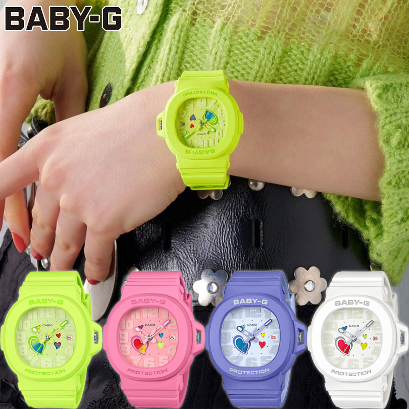 国内正規品 カシオ レディース BABY-G ベビーG 時計 ウォッチ 腕時計 アナログ ハート 可愛い おしゃれ 10気圧防水 衝撃に強い 送料無料 CASIO BGA-10