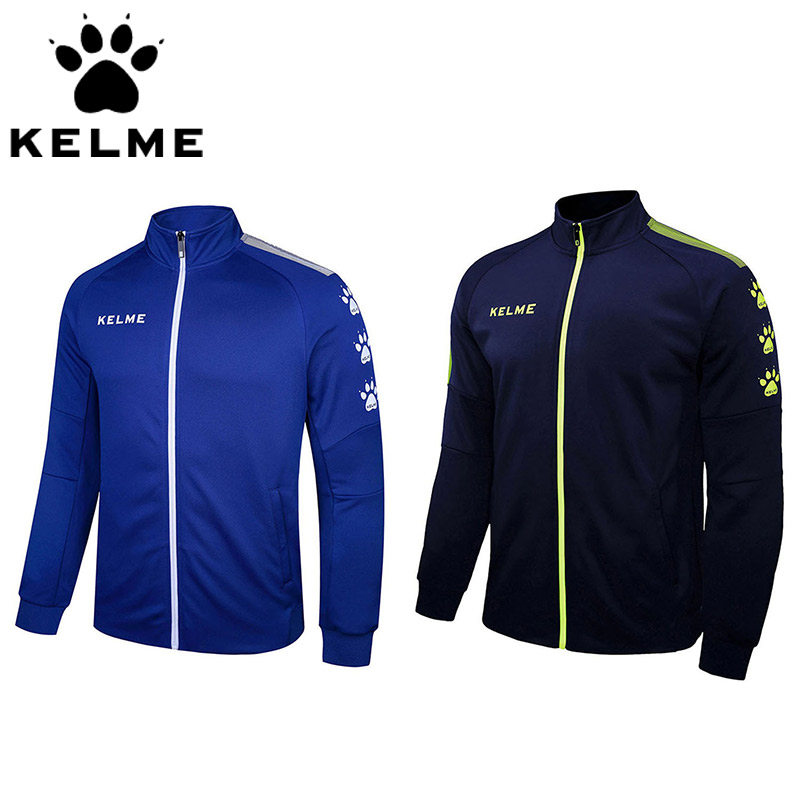 ケルメ ジュニア キッズ Jr. WARM UP-JACKET サッカー アパレル 競技 アウター ジャケット 長袖 スポーツ フード付き ジップアップ ブルー 青 送料無料 KELME 3883324