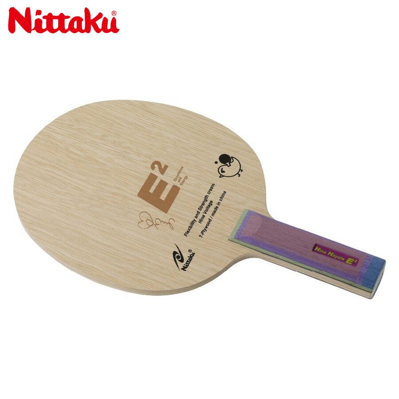 ニッタク メンズ レディース Hina Hayata E2 ピンポン 引きくらべる 付属品 櫂 運動競技 シェークハンド 襲い掛かる用 貨物輸送無料 Nittaku NE-6427 スポーツ・アウトドア-ラケット