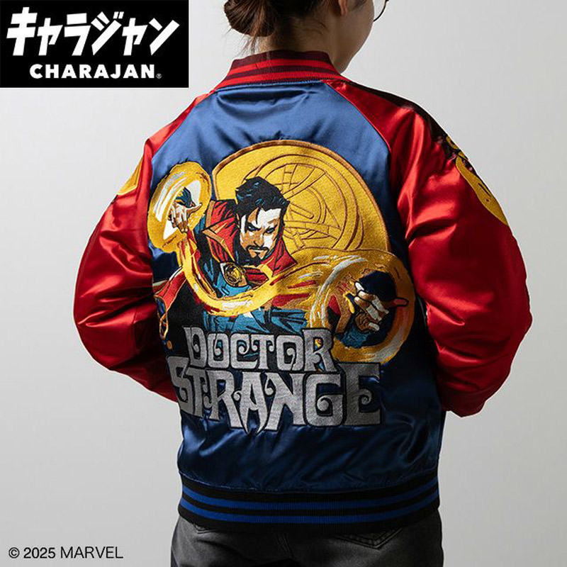 キャラジャン charajan 丸眞 メンズ レディース ドクター・ストレンジ マジックワールド アパレル ジャンパー MARVEL ブルー 青 送料無料 MARUSHIN 2505045600 2505049100 16,500円