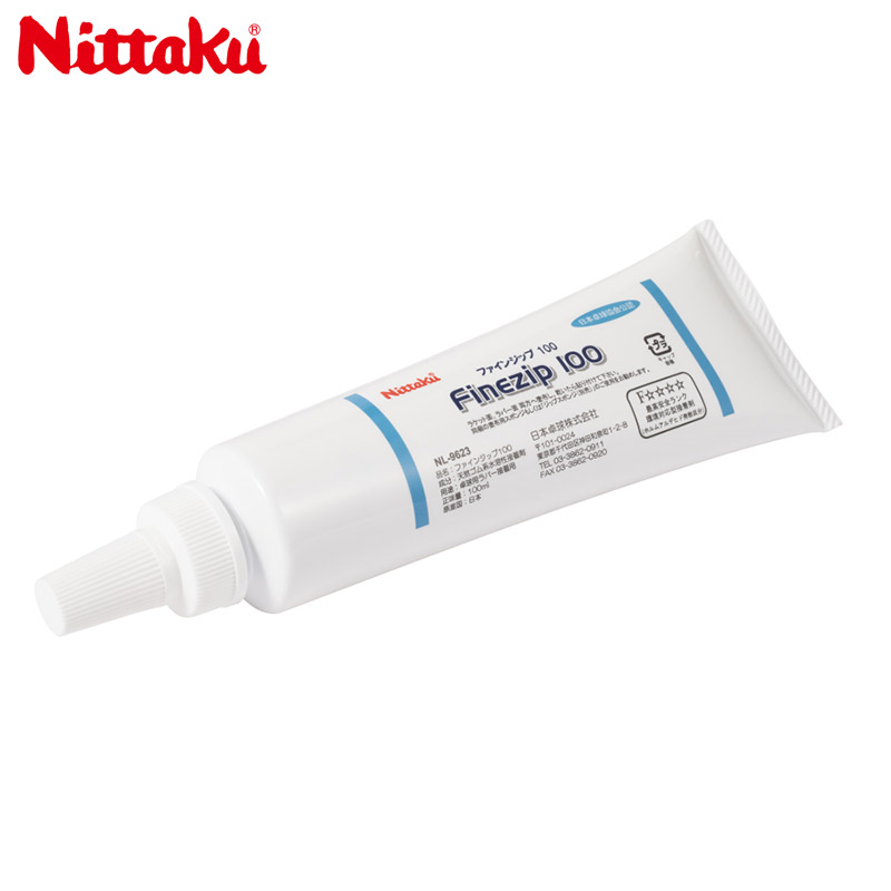 6本書き割り ニッタク ファインジップ 100 ピンポン 付属物 引きくらべる 貼り付ける剤 100ml 天然ゴム用 日本ピンポン 日本ピンポン連合お墨付き 貨物輸送無料 Nittaku NL9623