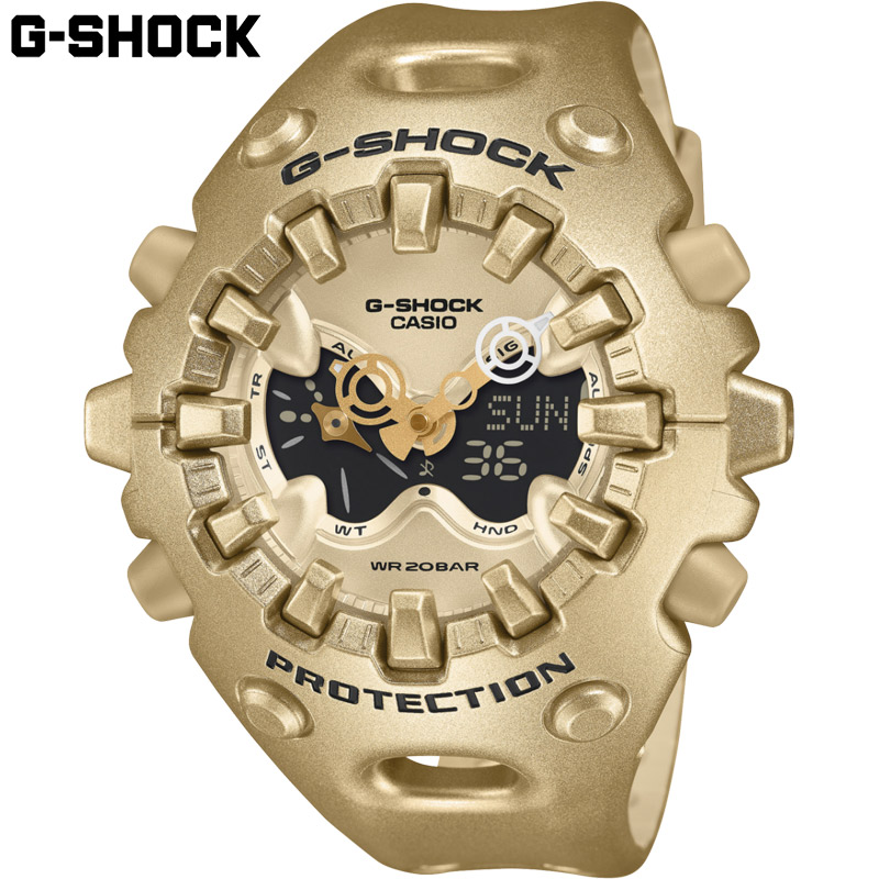 国内正規品 カシオ メンズ G-SHOCK Gショック 腕時計 ウォッチ アナデジ ゴールド メタリック 20気圧防水 衝撃に強い 長寿命バッテリー 送料無料 CASIO GA-V01A｜子供靴専門店シューアイキッズ 15,177円