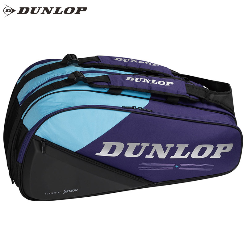 91L ダンロップ スポーツ メンズ レディース ラケットバック 12 DTC-2680 テニス アクセサリー 競技 ラケットバッグ 12本収納可 パープル 紫 送料無料 DUNLOP DTC2680
