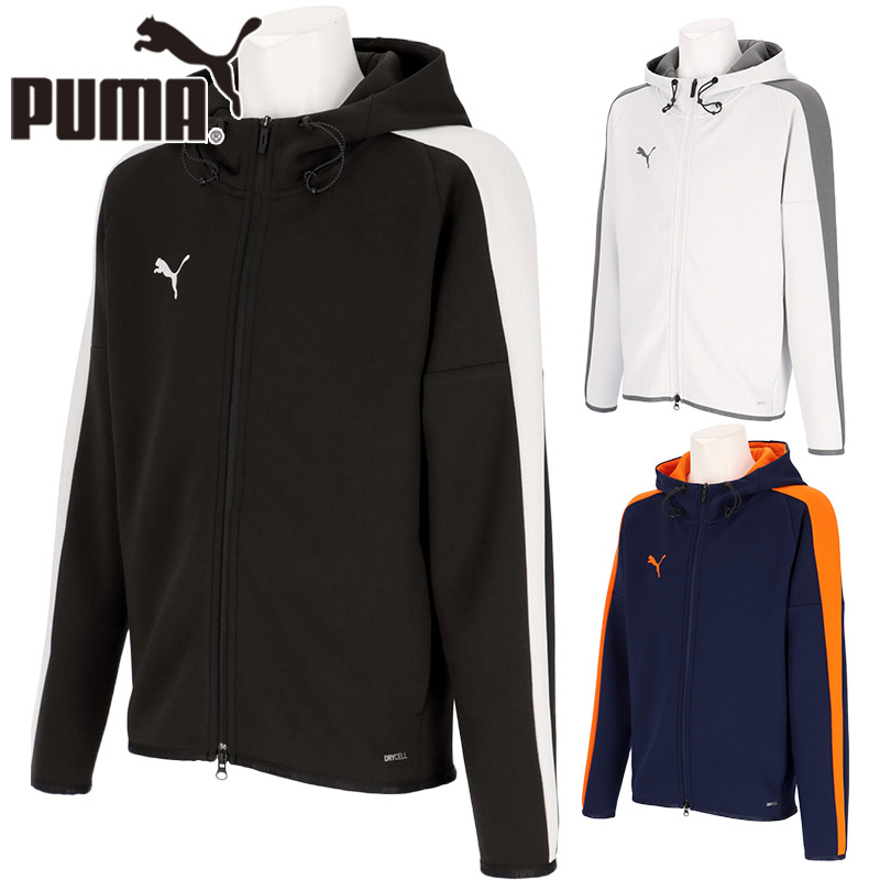 ピューマ メンズ レディース PUMA VOLTAGE 編み物上衣 蹴球 お召しもの 引きくらべる アウター 長袖 吸水速乾 運動すること 運動競技 黒いこと 黒 薄墨色 米国海軍 薄墨色 貨物輸送無料 PUMA 660935