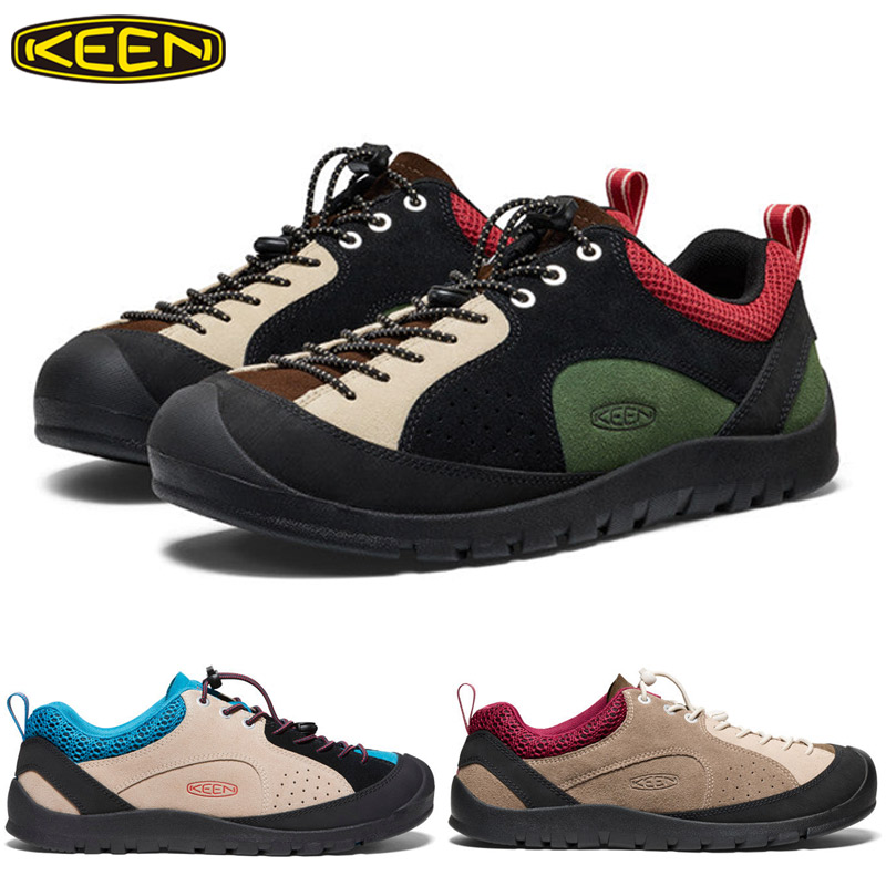 キーン メンズ JASPER ’ROCKS’ SP ジャスパー ロックス エスピー スニーカー 靴 シューズ バンジーレース アウトドア 防滑性 黒いこと 黒 青色 赤銅色 青 赤銅色 貨物輸送無料 KEEN 1027425 1030732 1032229