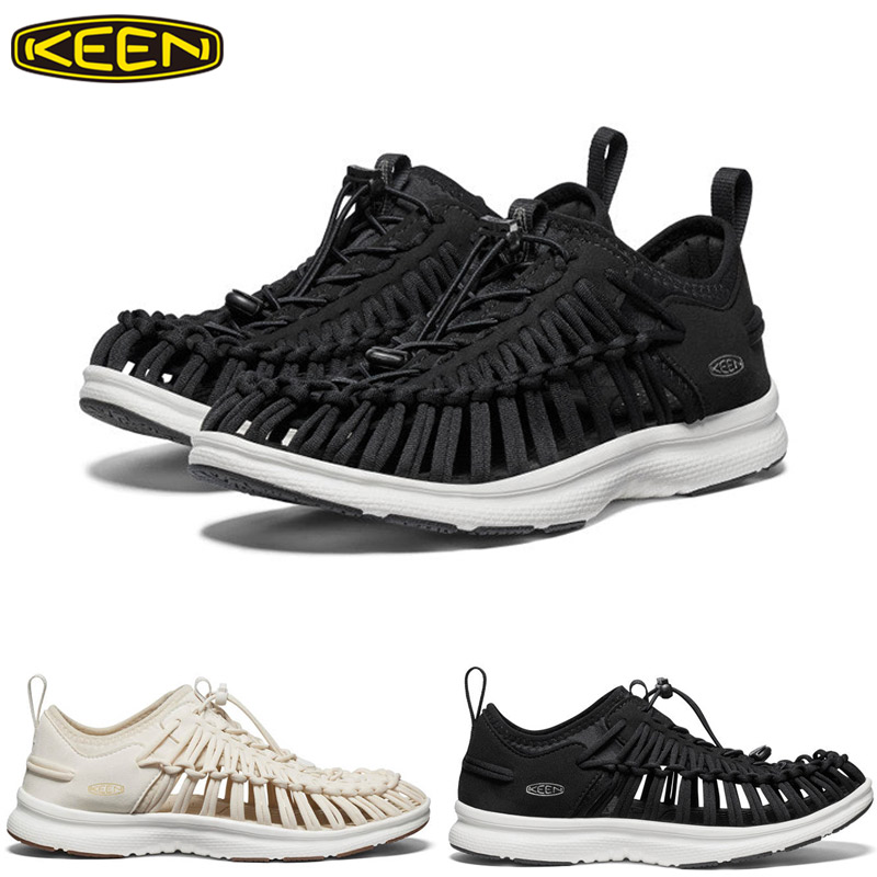 キーン メンズ UNEEK O3 ユニーク オースリー スニーカー 靴 シューズ ホワイト 白 ブラック 黒 送料無料 KEEN 1028673 1029124|子供靴専門店シューアイキッズ