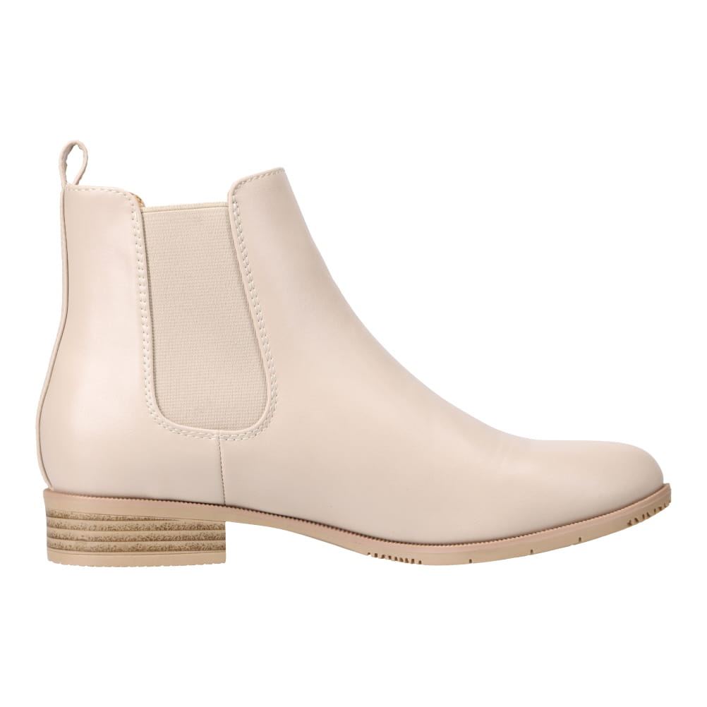 ウィルビー Will Be Wb 102 レディース靴 靴 シューズ 3e相当 お手頃 アイボリー サイドゴア 大きいサイズ対応 ブーツ 休日限定 お買得