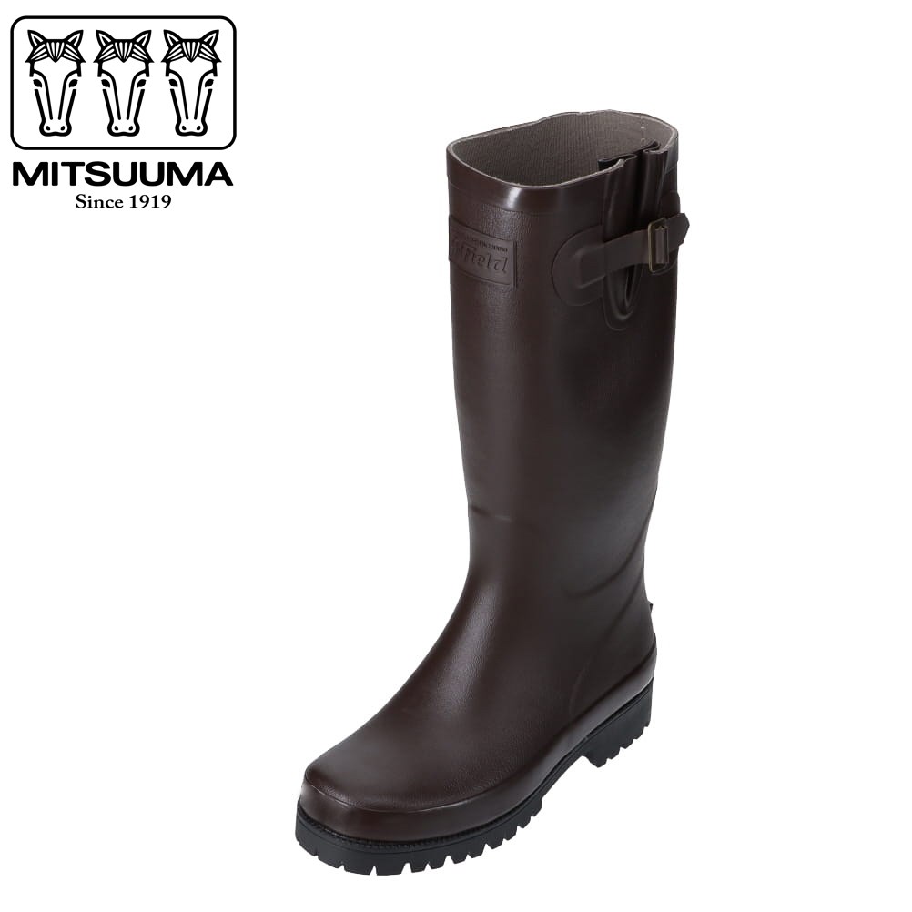 ミツウマ Mitsuuma Gfl 01 レディース靴 靴 シューズ 3e相当 レインブーツ ブラウン 軽い 軽量 雨