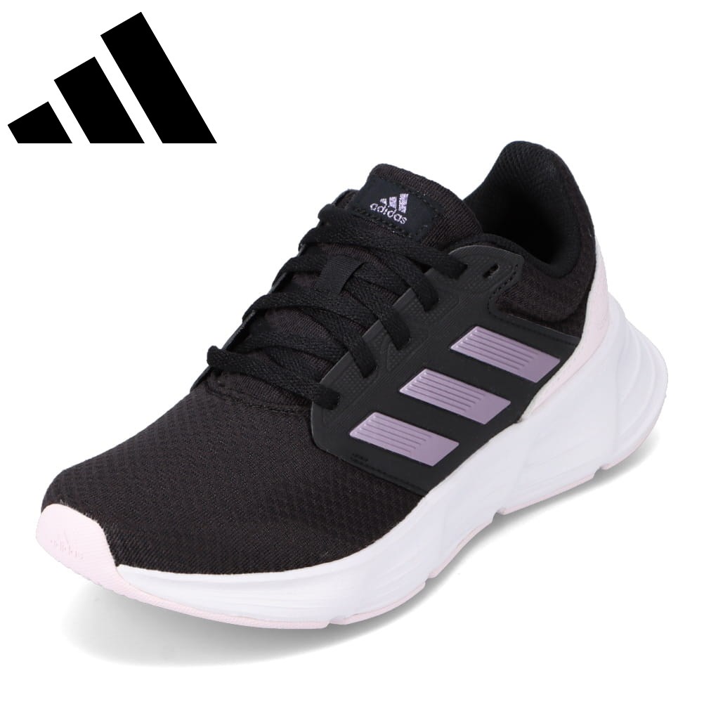 アディダス Adidas Gw4132 レディース靴 靴 シューズ ランニングシューズ スポーツシューズ Galaxy 6 W ローカットスニーカー ジム 運動 ブランド 人気 ブラック パープル 選択
