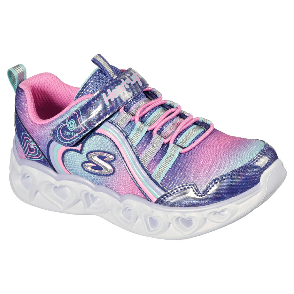 スケッチャーズ Skechers l キッズ靴 子供靴 靴 シューズ 3e相当 ローカットスニーカー 光る靴 Heart Lights ハート 可愛い 女の子 通学 運動靴 人気 ブランド ネイビー ミント 在庫あり 即出荷可