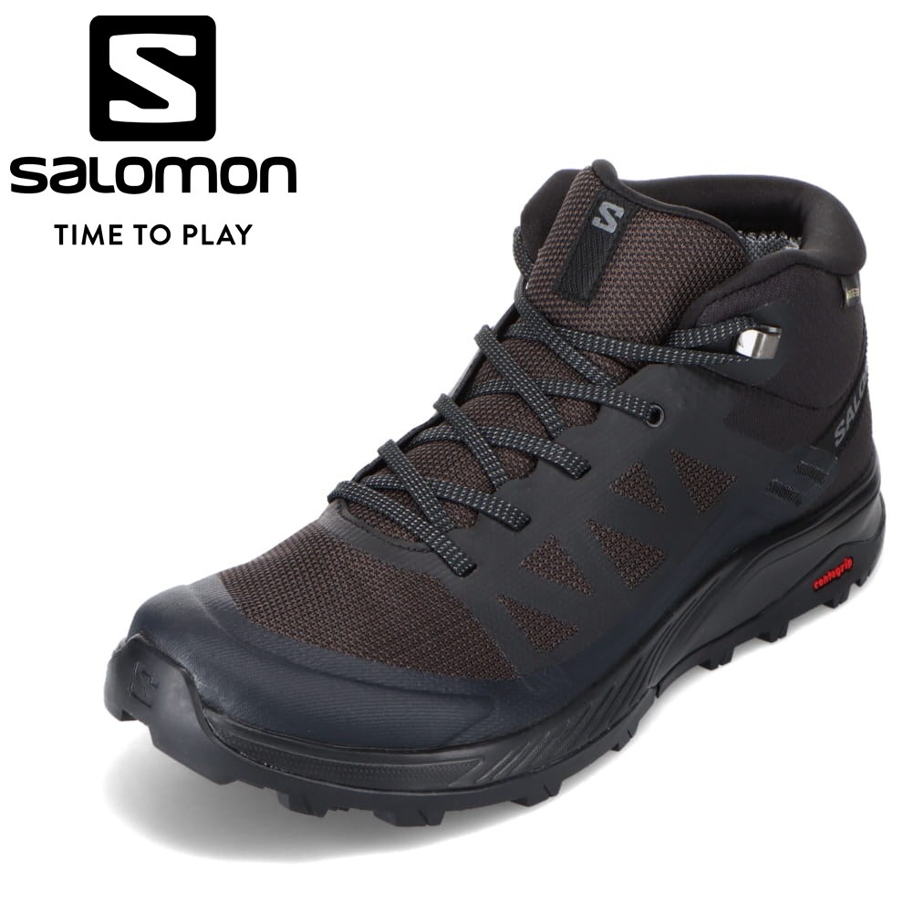 【全品P5倍！6日～9日まで】サロモン Salomon L47143500 メンズ靴 靴 シューズ 2E相当 スニーカー アウトドアシューズ シンプル 安定感 人気 ブランド ブラック
