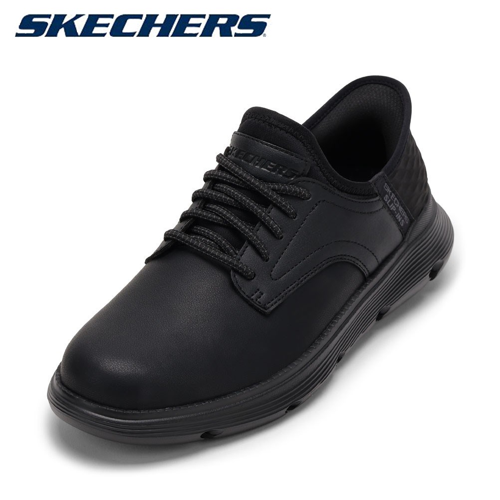 【全品P5倍！6日～9日まで】スケッチャーズ SKECHERS 205046 メンズ靴 靴 シューズ スニーカー ローカットスニーカー アウトドア レジャー レースアップ 着脱簡単 人気 ブランド ブラック