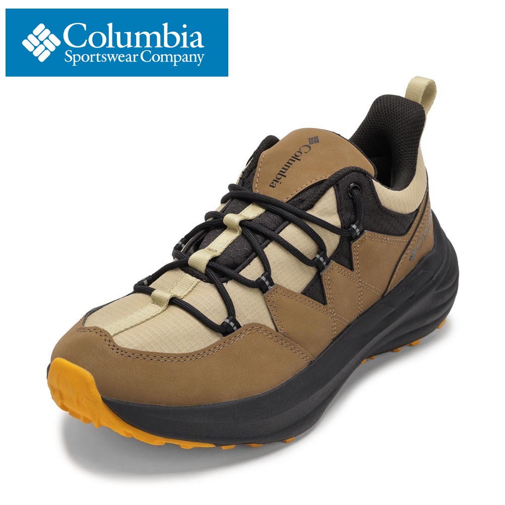 コロンビア Columbia YU8798C メンズ靴 靴 シューズ 2E ローカットスニーカー アウトドア SKYBER(TM) SNEAK WATERPROOF スカイバー スニーク ウォータープルーフ 通気性 クッション性 防水 軽量 アウトドア トレイルラン ブラウン画像