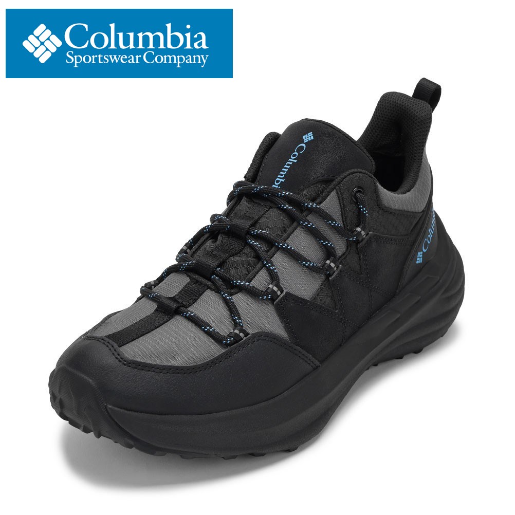 コロンビア Columbia YU8798 メンズ靴 靴 シューズ 2E ローカットスニーカー アウトドア SKYBER(TM) SNEAK WATERPROOF スカイバー スニーク ウォータープルーフ 通気性 クッション性 防水 軽量 アウトドア トレイルラン ブラック画像