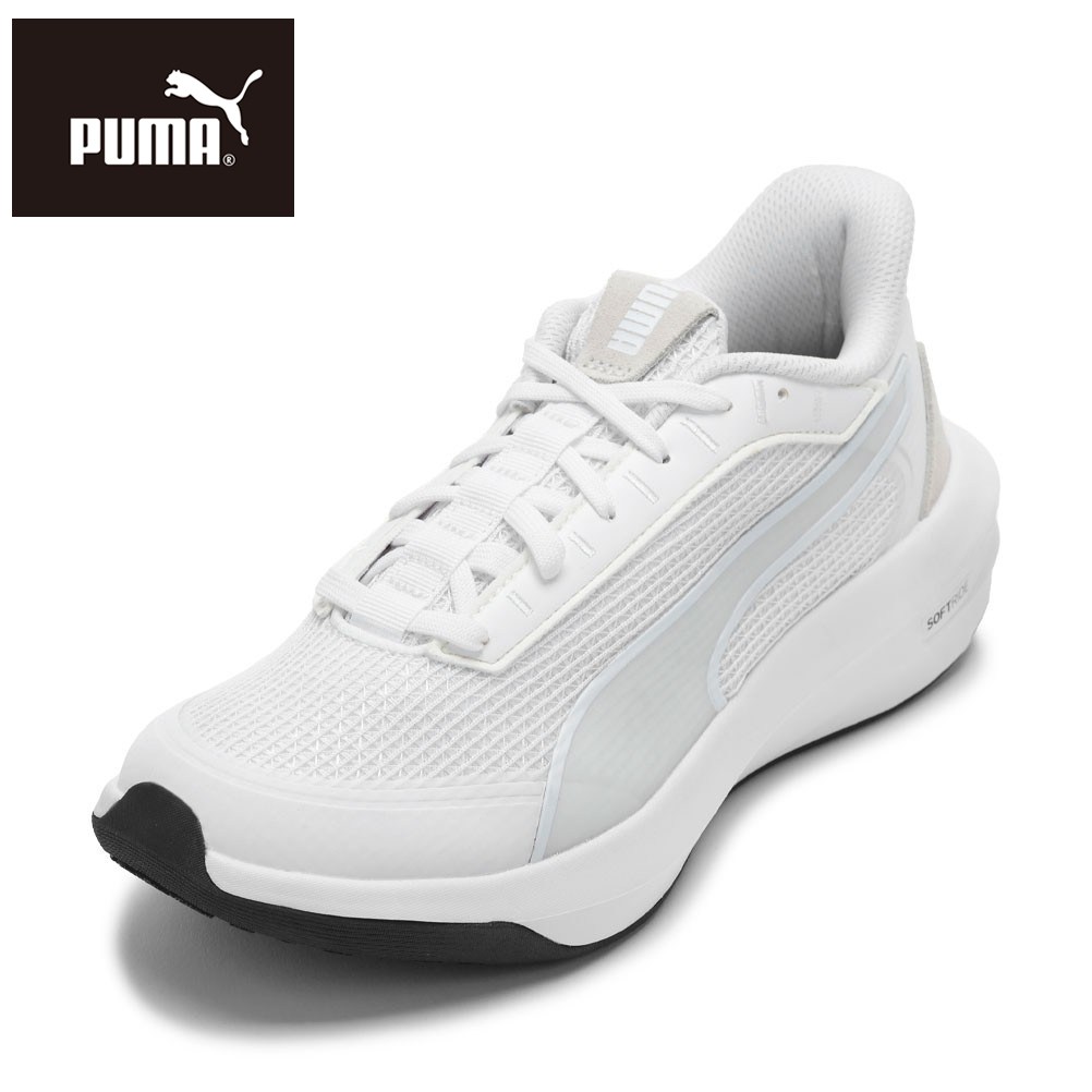 【全品P15倍！10日00:00～24H限定】プーマ PUMA 312037.15L レディース靴 靴 シューズ 2E スニーカー ランニング ウォーキング シューズ 軽量 ソフトR コートニー ウィメンズ クッション性 スタイリッシュ ローカットスニーカー 人気 ブランド ホワイト