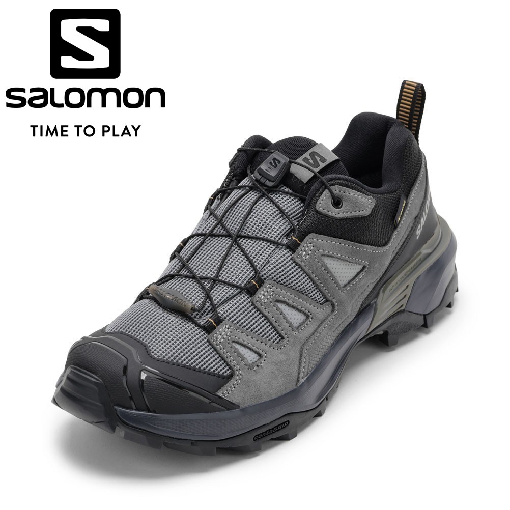 【全品P5倍！6日～9日まで】サロモン SALOMON L47571400 メンズ靴 靴 シューズ 2E相当 スニーカー 防水 ハイキング シューズ GORE-TEX クッション性 X ULTRA 360 LTR GTX グリップ ローカットスニーカー 人気 ブランド ブラック×グレー