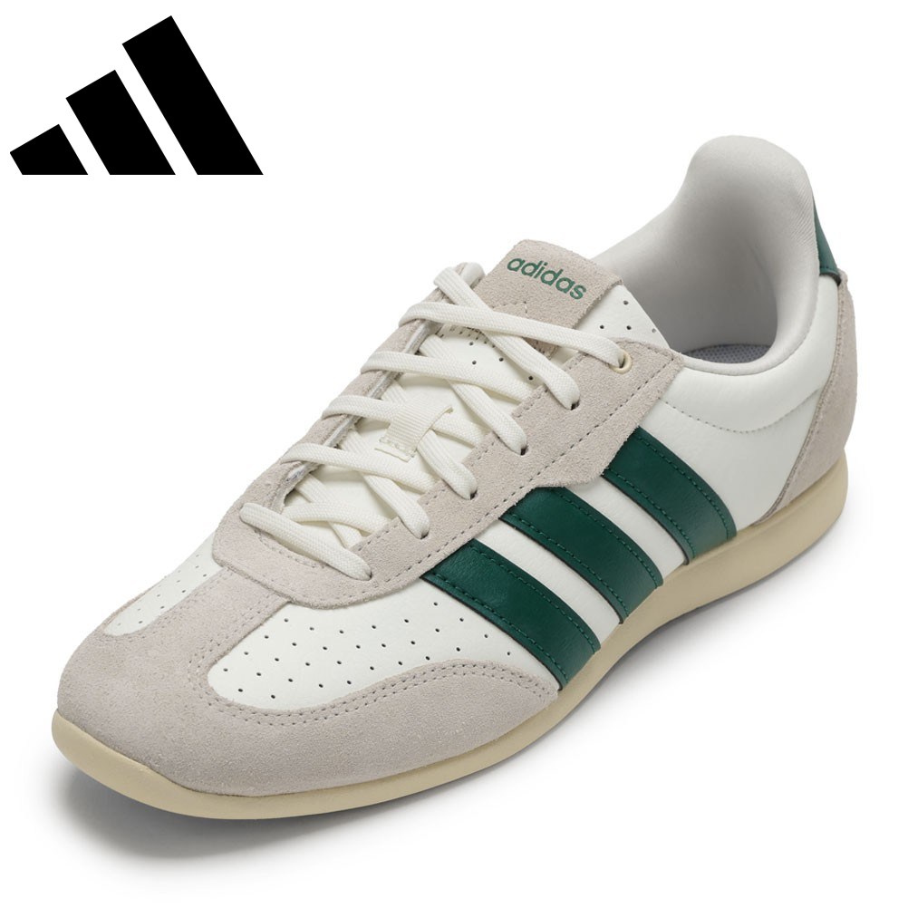 アディダス adidas HQ7381M メンズ靴 靴 シューズ 2E スニーカー 耐久性 薄底 BARREDA LO フィット感 クラシック ローカットスニーカー 人気 ブランド オフホワイト