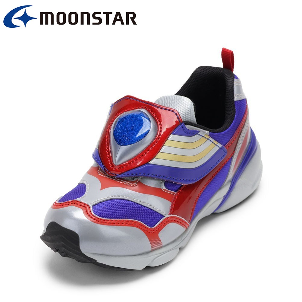 ウルトラマン ウルトラマン UT 158LE キッズ靴 子供靴 靴 シューズ 2E スニーカー キッズ 光る フラッシュ シューズ 運動靴 通学 通園 子供靴 男の子 ウルトラマン ティガ LED 抗菌 防臭 Ag ローカットスニーカー 人気 ブランド シルバー画像