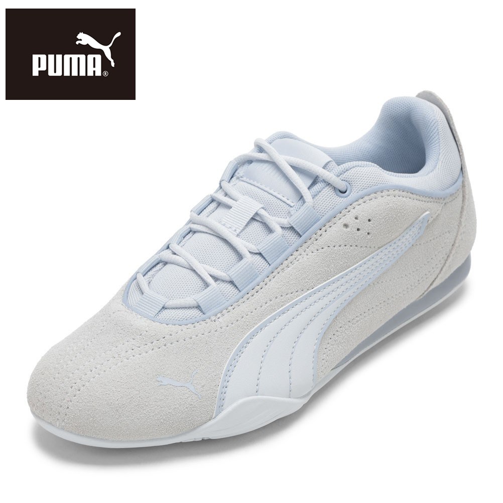 【全品P5倍！6日～9日まで】プーマ PUMA 403955.07L レディース靴 靴 シューズ 2E スニーカー プーマ キャッチ ソレイユ SD スエード 刺繍 ローカットスニーカー 人気 ブランド シルバー