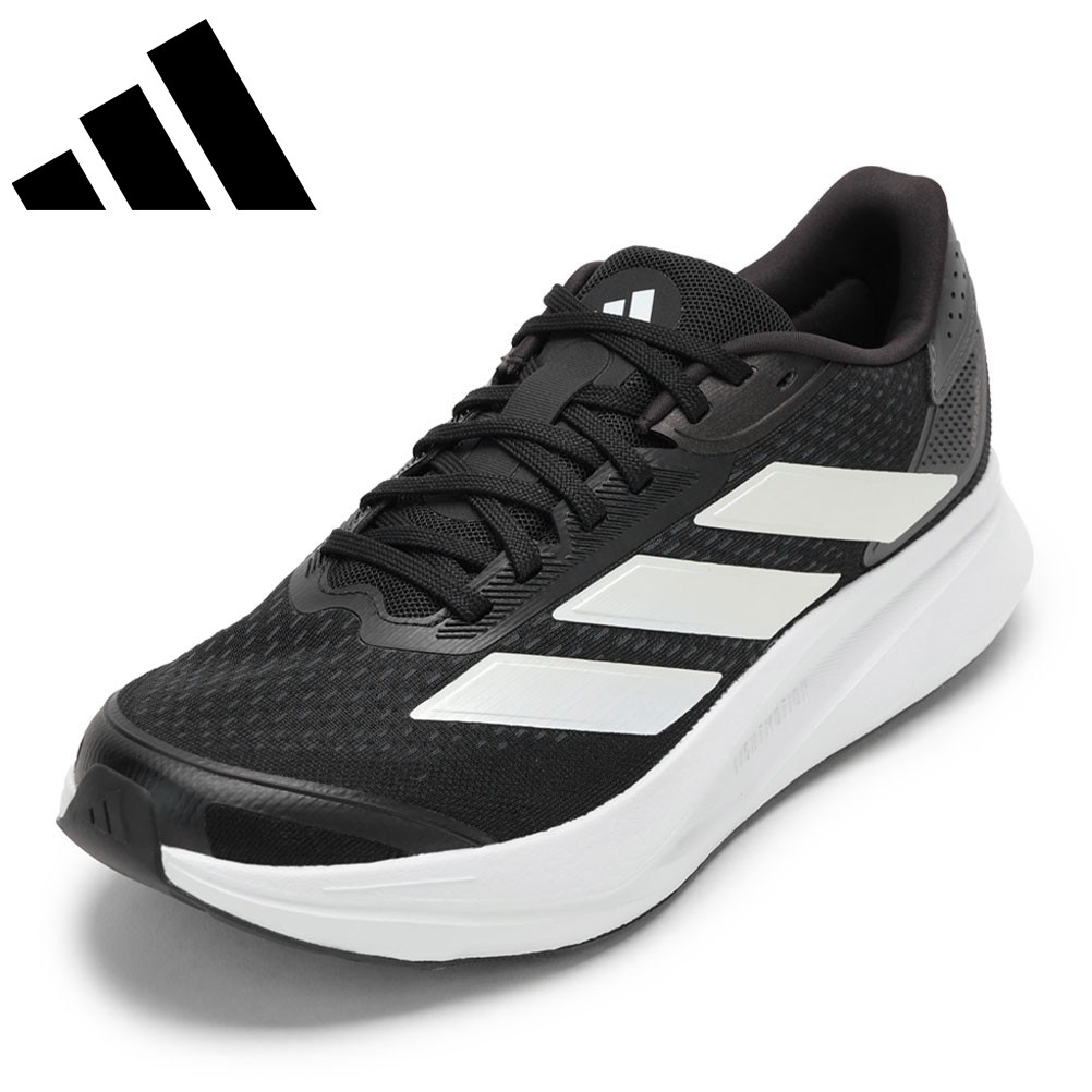 アディダス adidas IF9400 メンズ靴 靴 シューズ 2E スニーカー 通気性 メッシュ クッション性 DURAMO SL2 M WIDE デュラモ ワイド ローカットスニーカー 人気 ブランド ブラック×ホワイト
