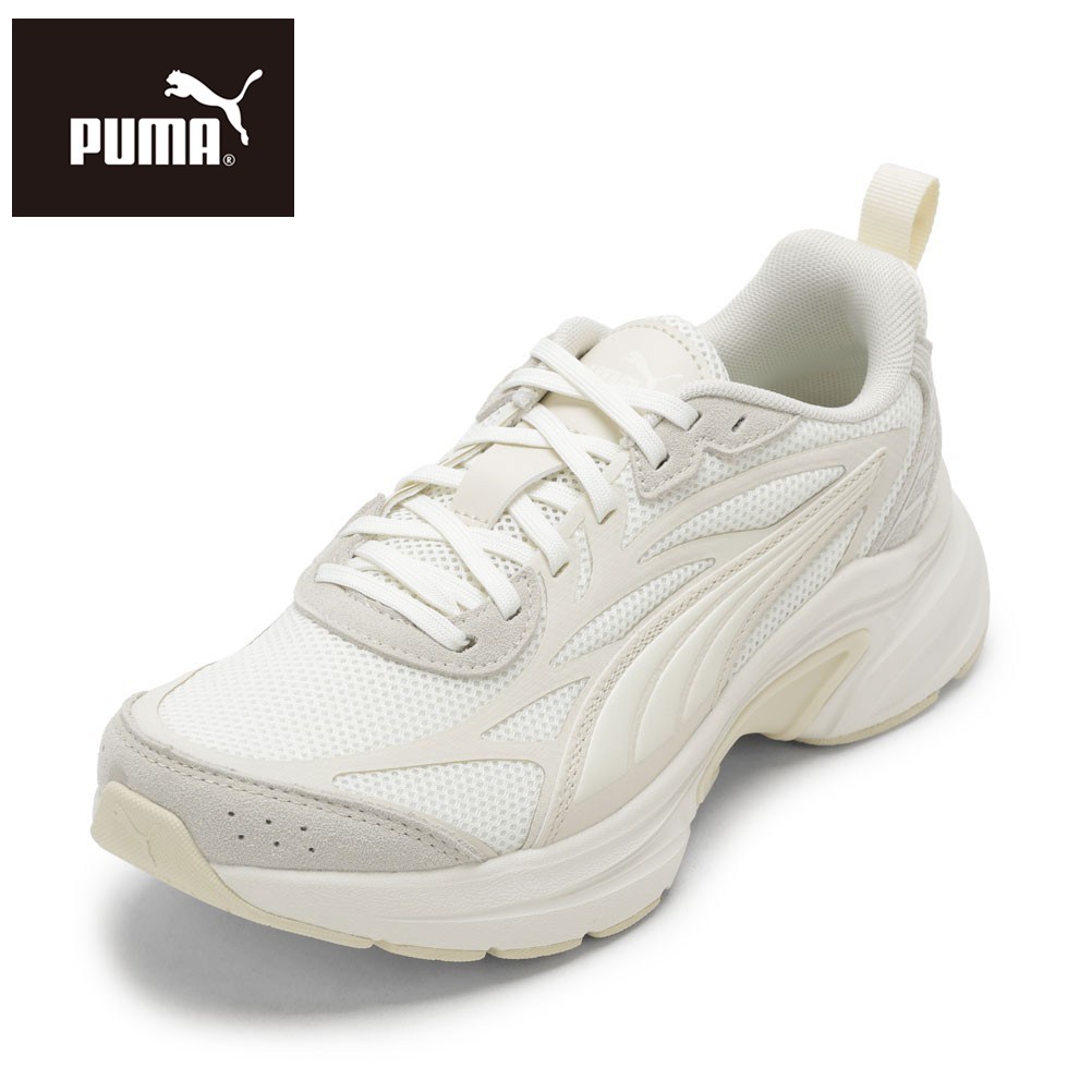 【全品P5倍！21日～24日】プーマ PUMA 313168.03L レディース靴 靴 シューズ 2E スニーカー 通気性 メッシュ クッション性 SOFTRIDE エスカレート ローカットスニーカー 人気 ブランド オフホワイト｜靴・チヨダ店